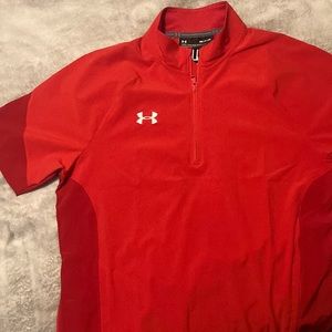 New under armor baseball top
